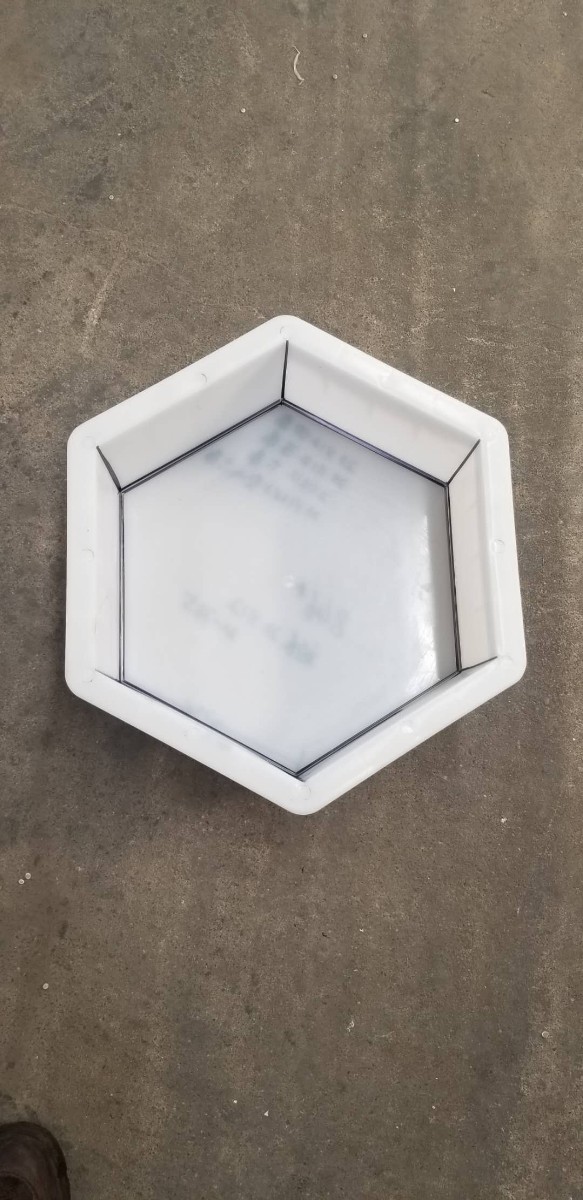湖南六角護(hù)坡塑料模具-實心護(hù)坡六角模具
